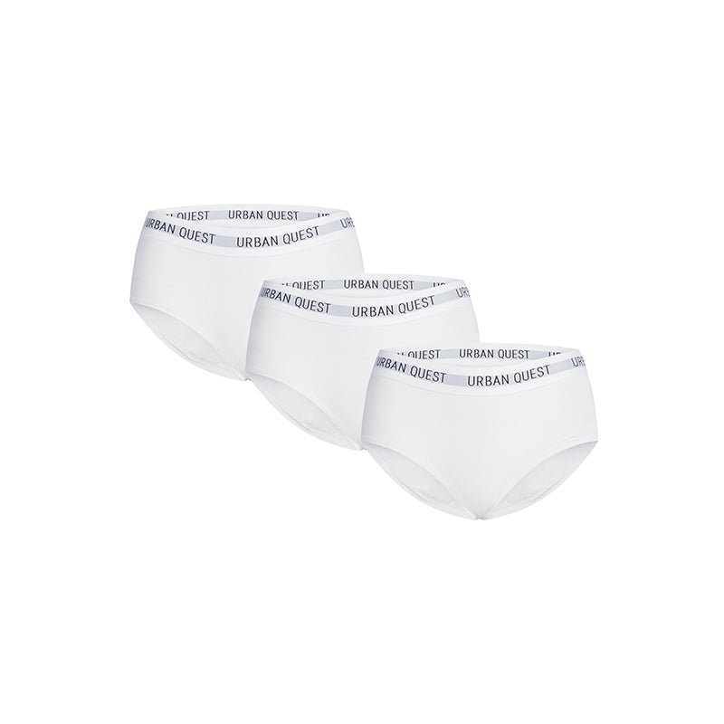 Urban Quest 3-Pack hipster trusse, hvid - UQ1160 - 1000 - White
