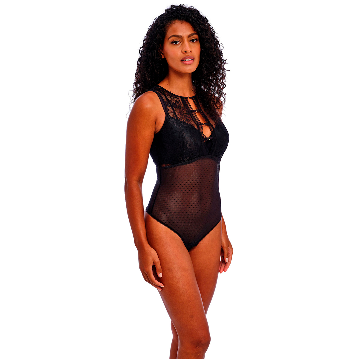 Freya Sydnie bodystocking, sort - AA402893 - BLK - Black