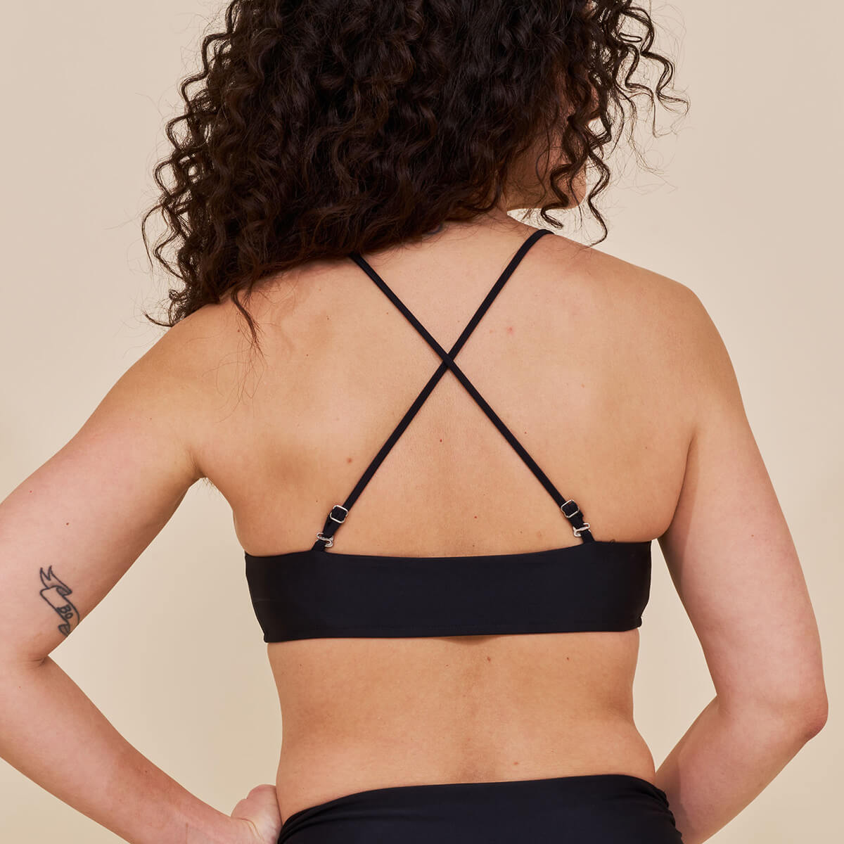 Copenhagen Cartel Sanur bikini top uden bøjle, sort - 12124 - Nero - Nero