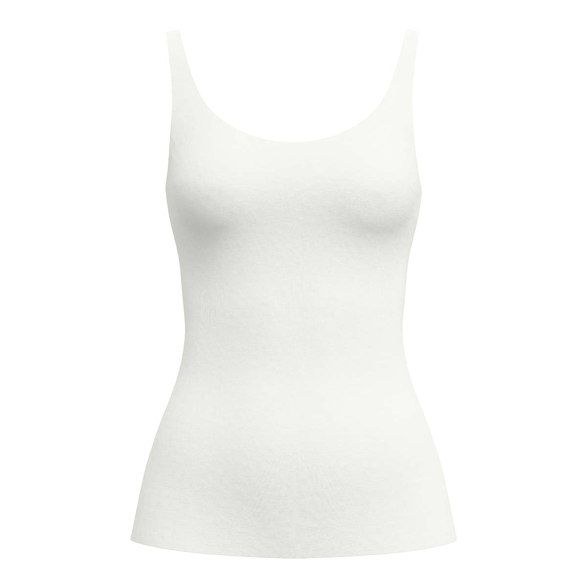 Calida Natural Skin top, hvid - 12439 - 910 - Star White