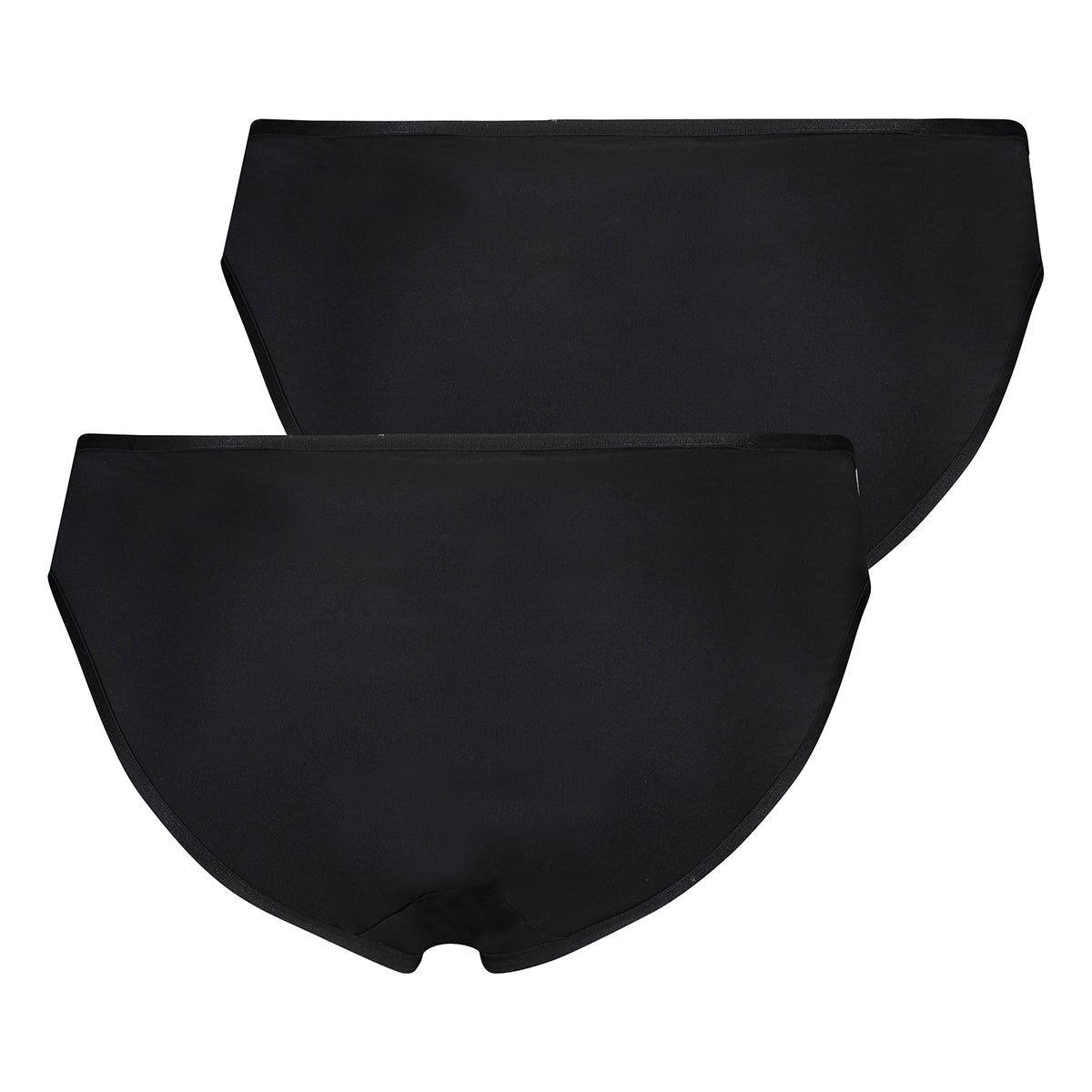 Hunkemöller Angie 2-Pack tai trusse, sort - 136472 - BLACK - Black