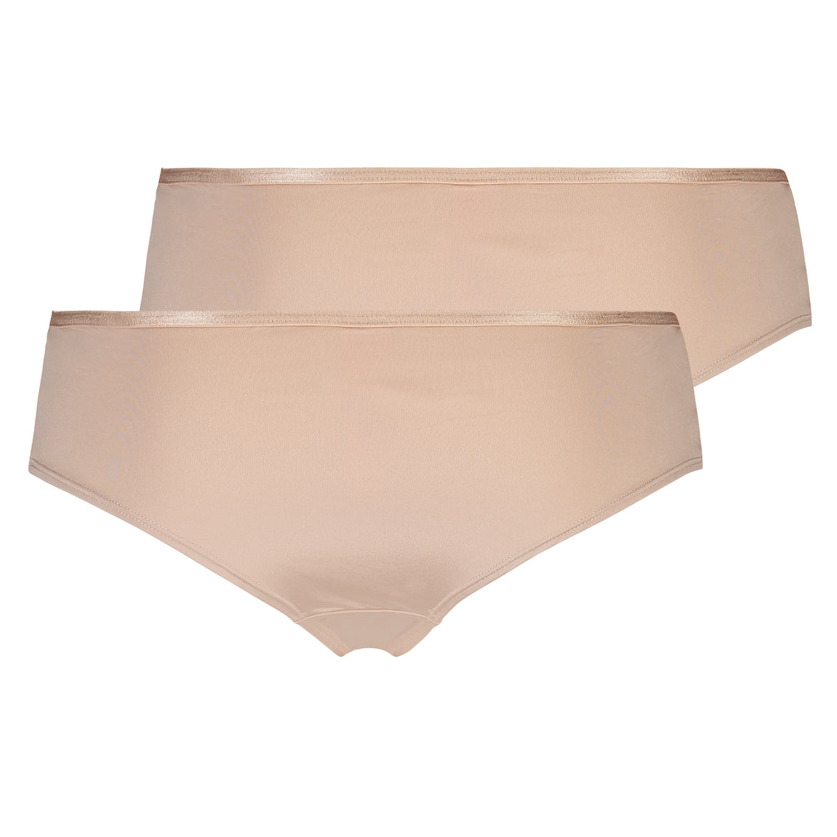 Hunkemöller Angie 2-Pack brazilian trusse, beige - 136476 - RUGBY TAN - Rugby Tan