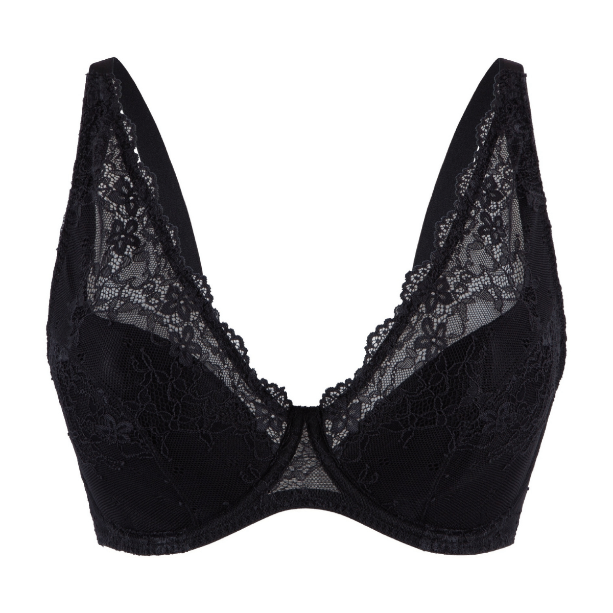 LingaDore Daily Triangle plunge BH, sort - 1400-6 - 02 - Black
