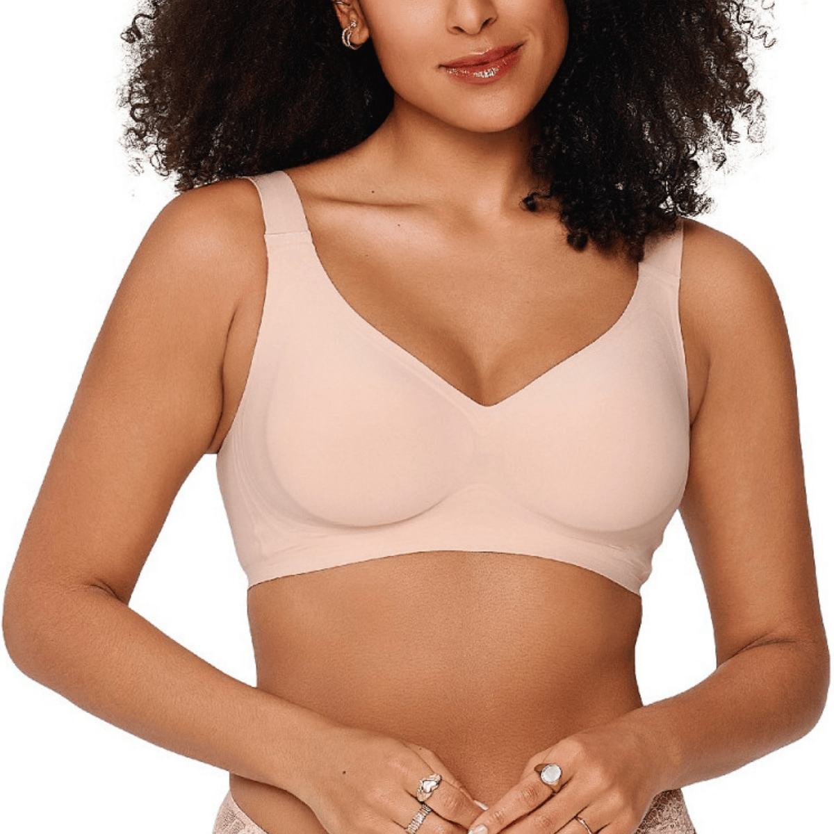 LingaDore Invisble BH uden bøjle, nude - 1400P-1 - 03 - Blush