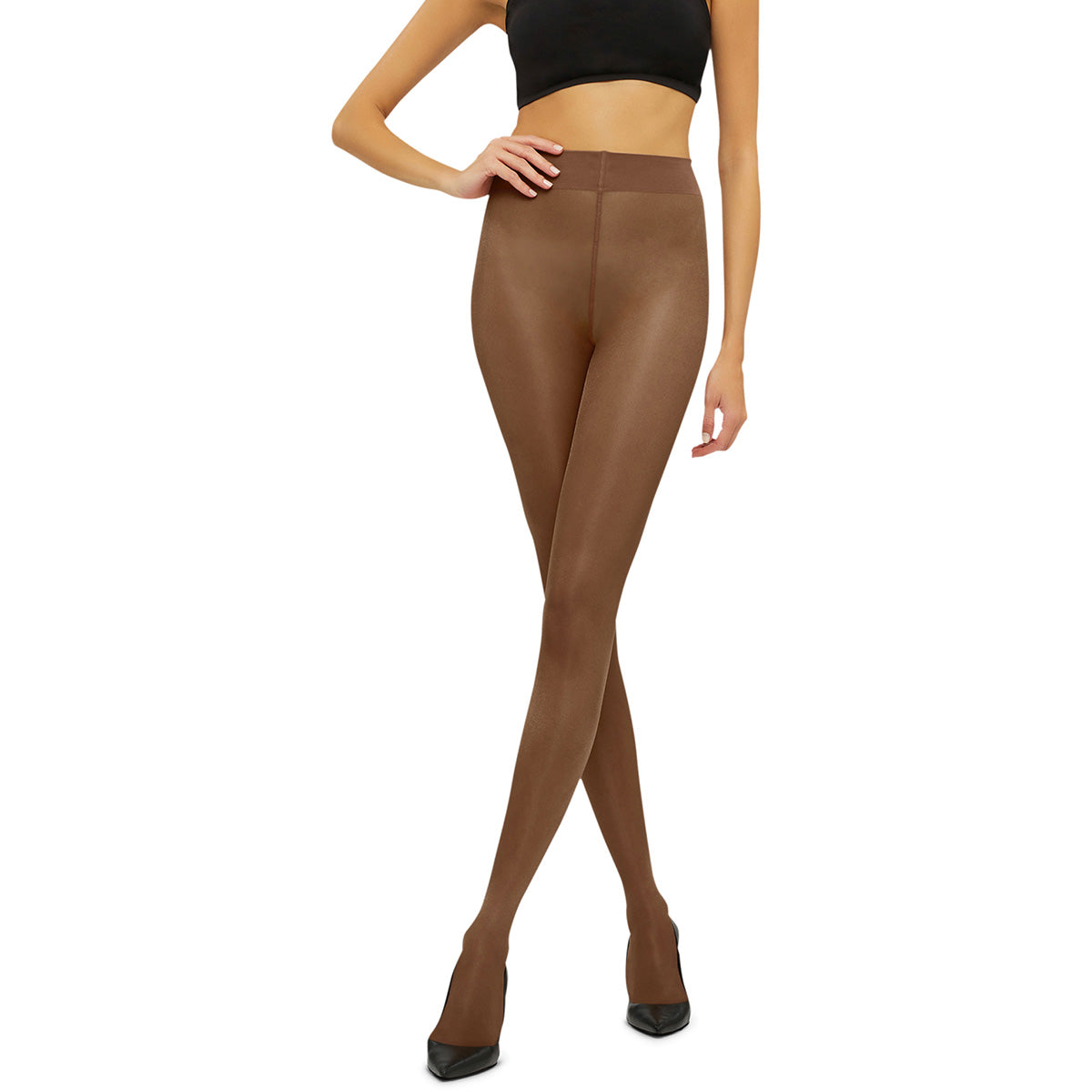Wolford Satin Touch 20 Denier strømpebukser, brun - 14776 - 4023 - Coca
