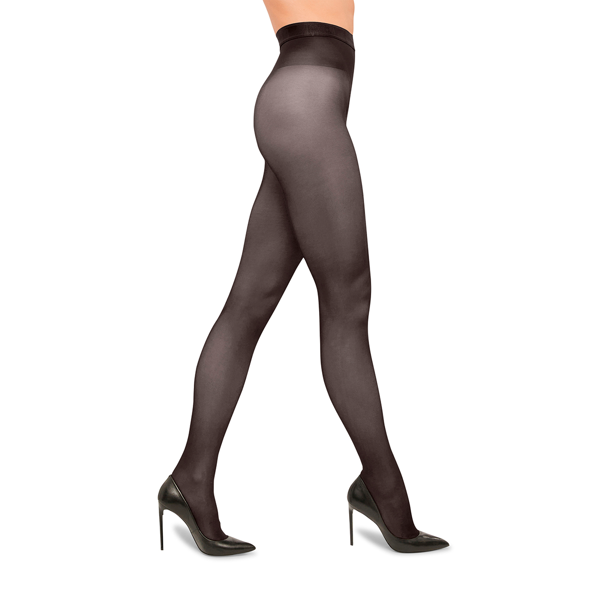 Wolford Synergy 40 Denier strømpebukser, sort - 14977 - 7212 - Nearly Black