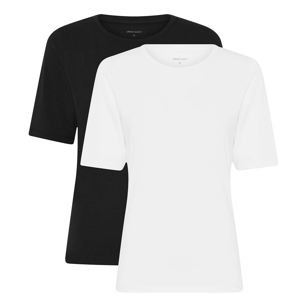 Urban Quest 2-pak t-shirt, multi - 15206 - 0011 - White Black