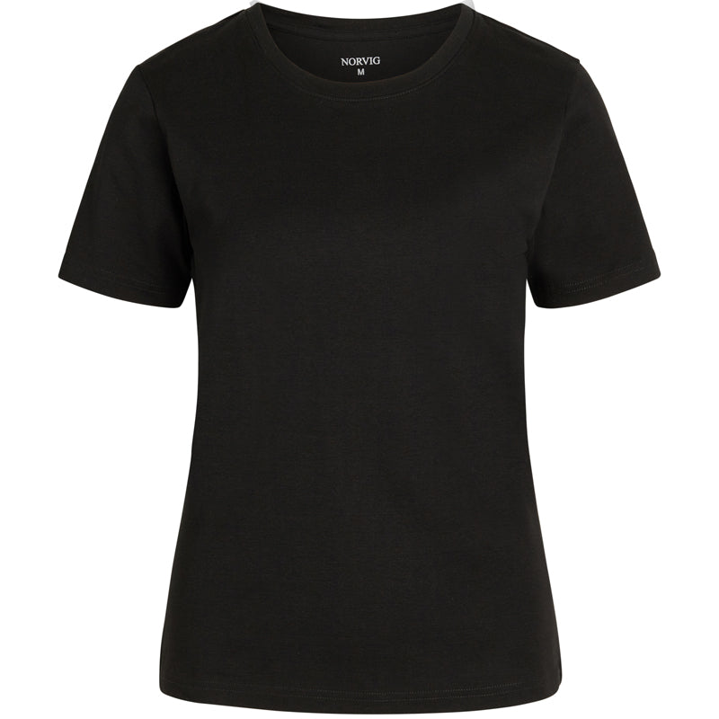 Norvig Ladies O-Neck t-shirt, sort - 1551 - SORT - Black