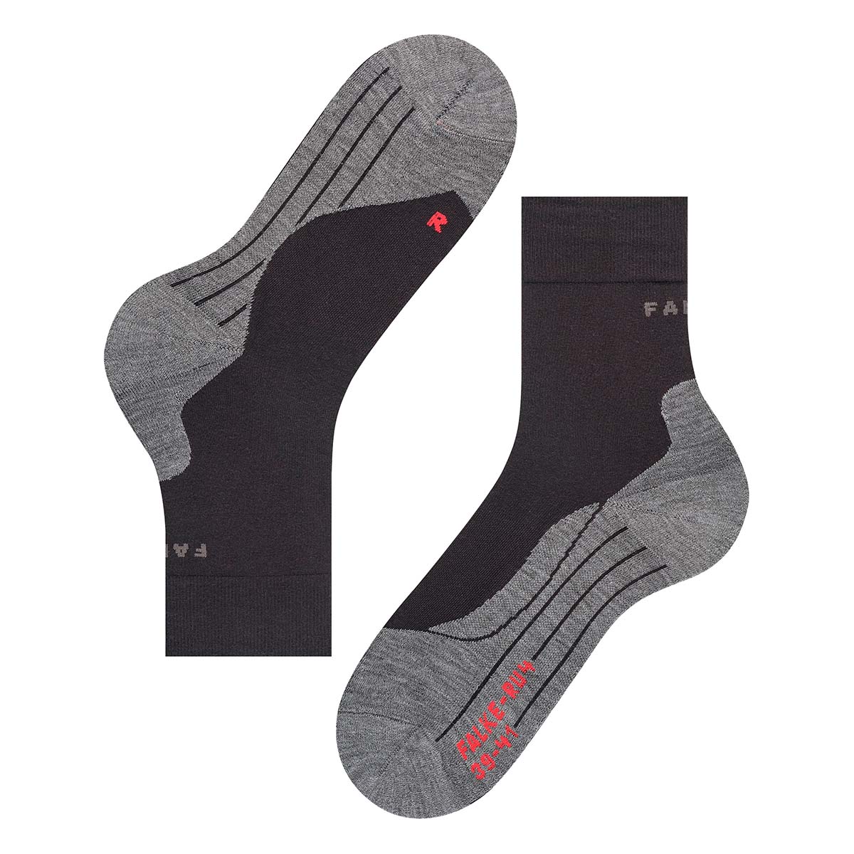 Falke Endurance Running strømper, sort - 16704 - 3010 - Black-mix