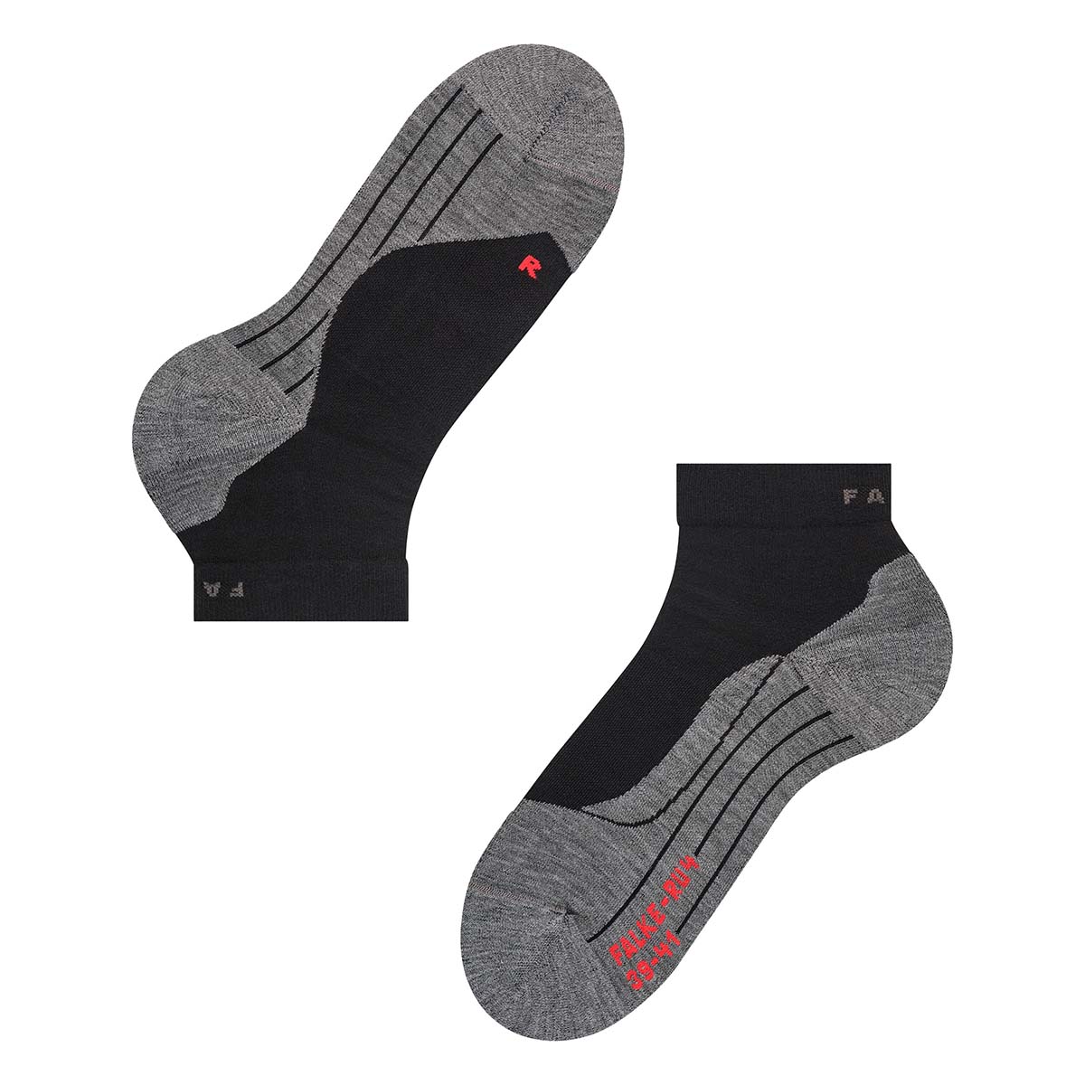Falke Endurance Running ankelstrømper, sort - 16706 - 3010 - Black-mix