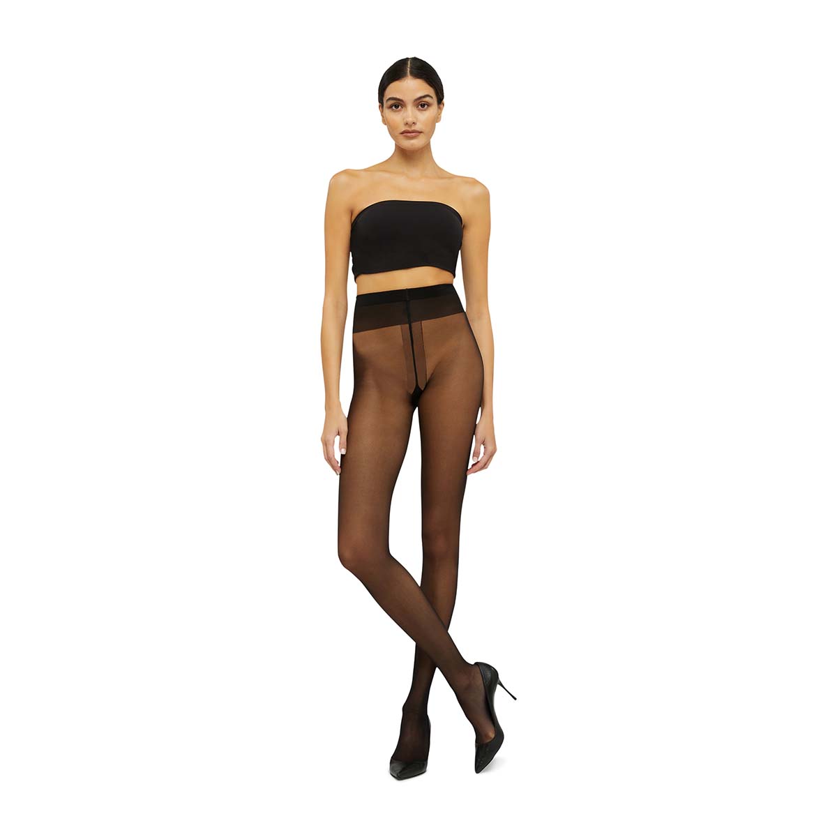 Wolford Individual 10 Denier strømpebukser, sort - 18382 - 7005 - Black