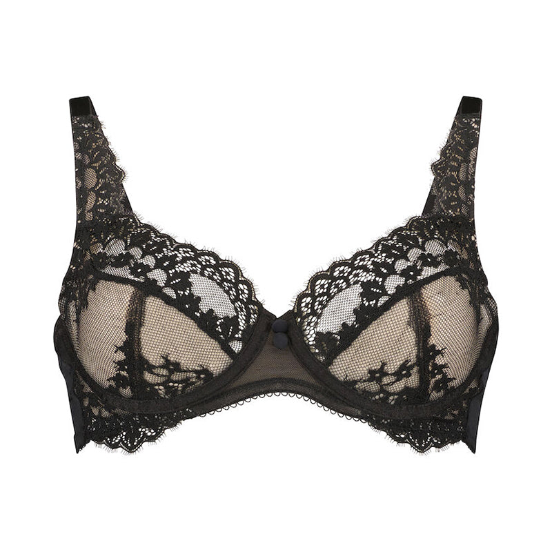Hunkemöller Daisy BH med bøjle, sort - 202109/205440 - CAVIAR - Caviar