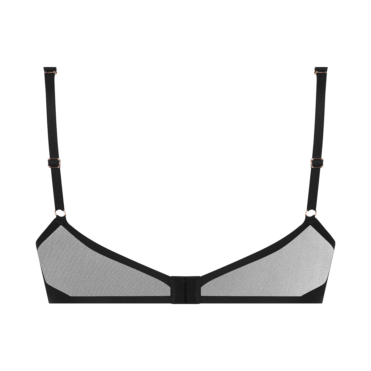 Hunkemöller Mesh Essentials BH med bøjle, sort - 206237 - Caviar - Caviar