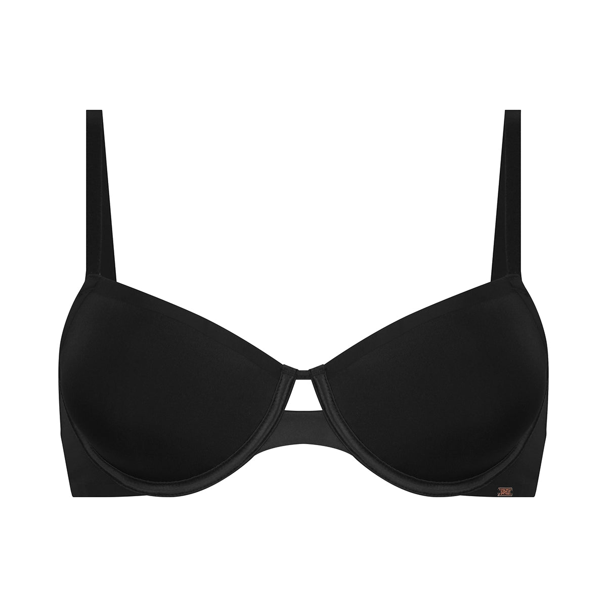 Hunkemöller Mesh Essentials BH med bøjle, sort - 206239 - Caviar - Caviar