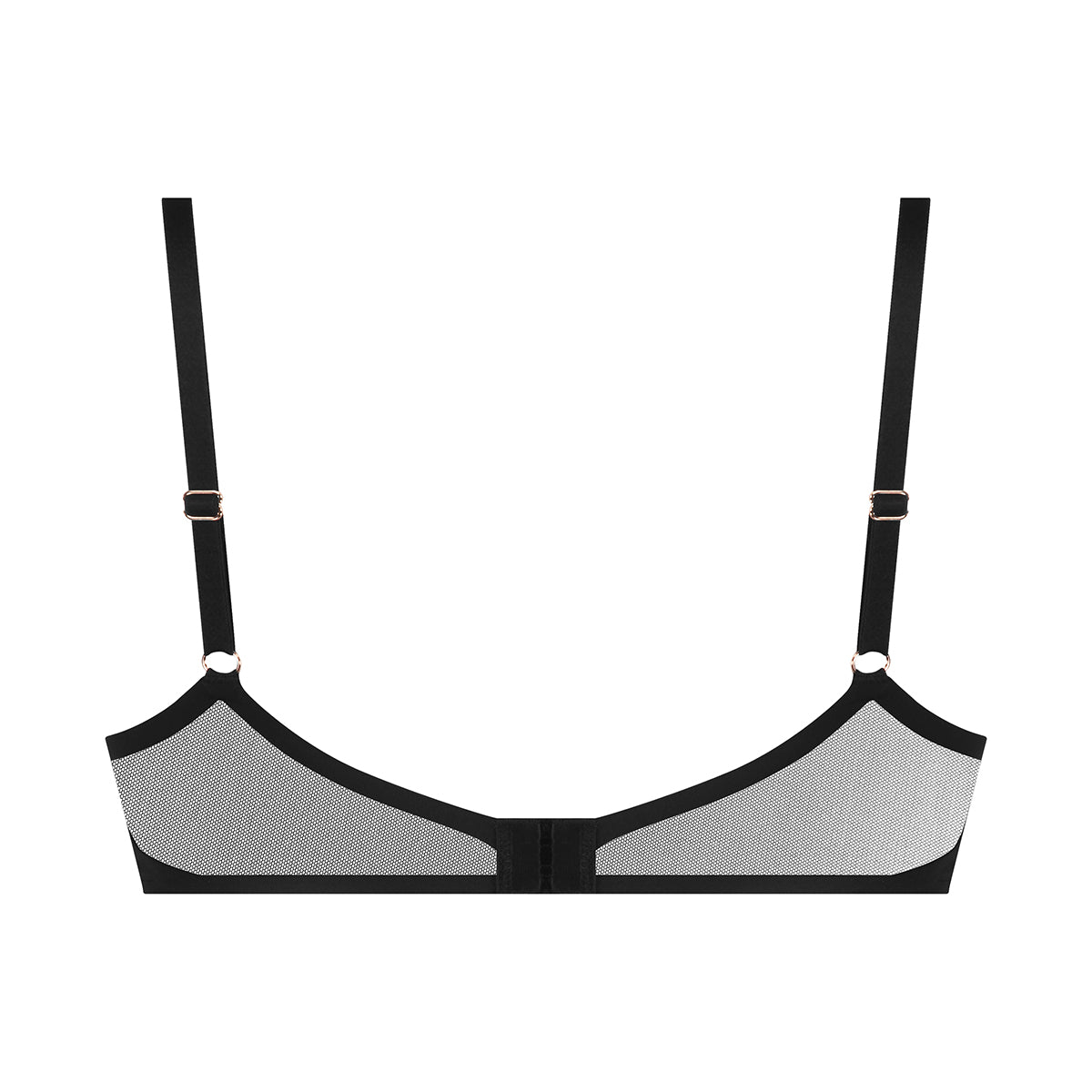 Hunkemöller Mesh Essentials BH med bøjle, sort - 206239 - Caviar - Caviar