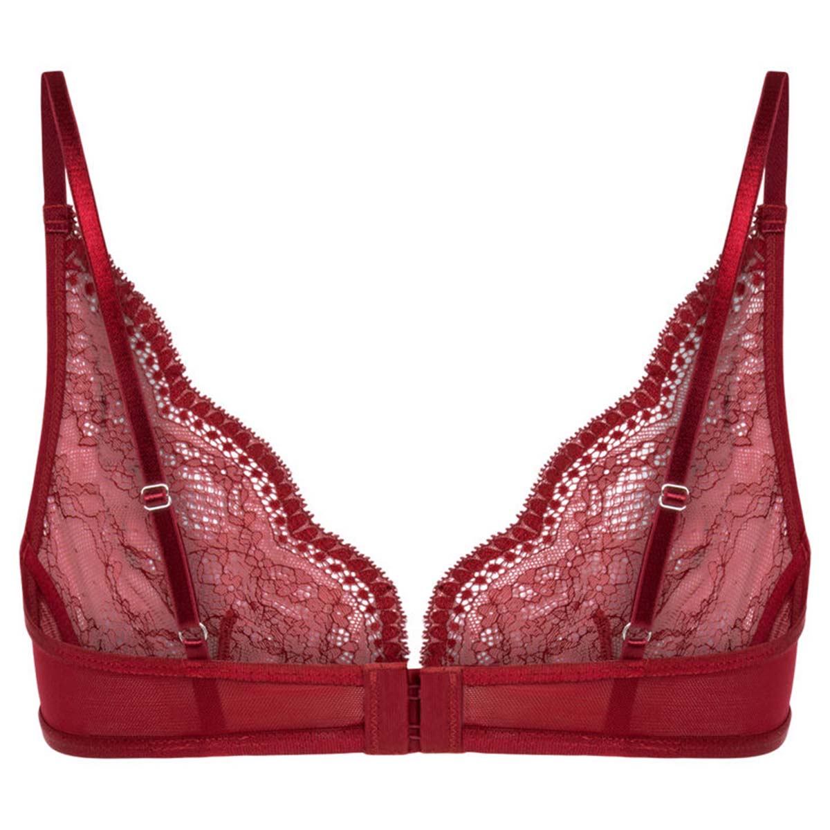 Hunkemöller Isabelle BH med bøjle, rød - 206365 - Tibetan Red - Tibetan Red