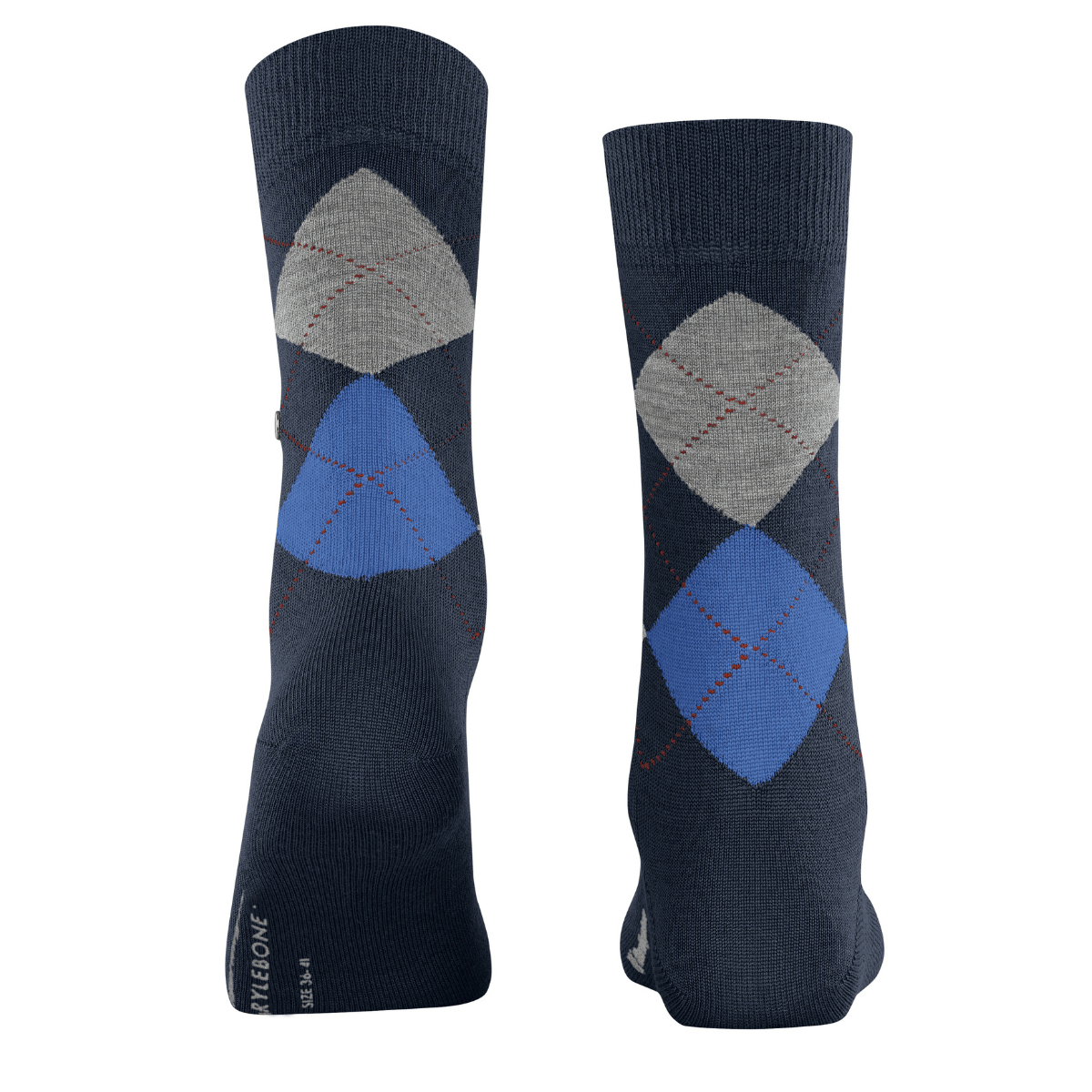 Burlington Marylebone strømper, blå - 22073 - 6120 - Marine