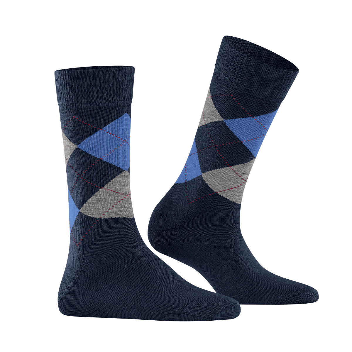 Burlington Marylebone strømper, blå - 22073 - 6120 - Marine