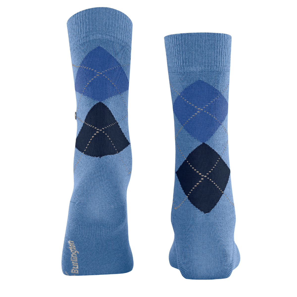 Burlington Marylebone strømper, blå - 22073 - 6554 - Cornflower Blue