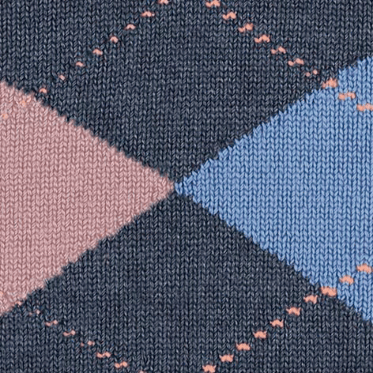 Burlington Marylebone strømper, blå - 22073 - 6688 - Dark Blue Mel.