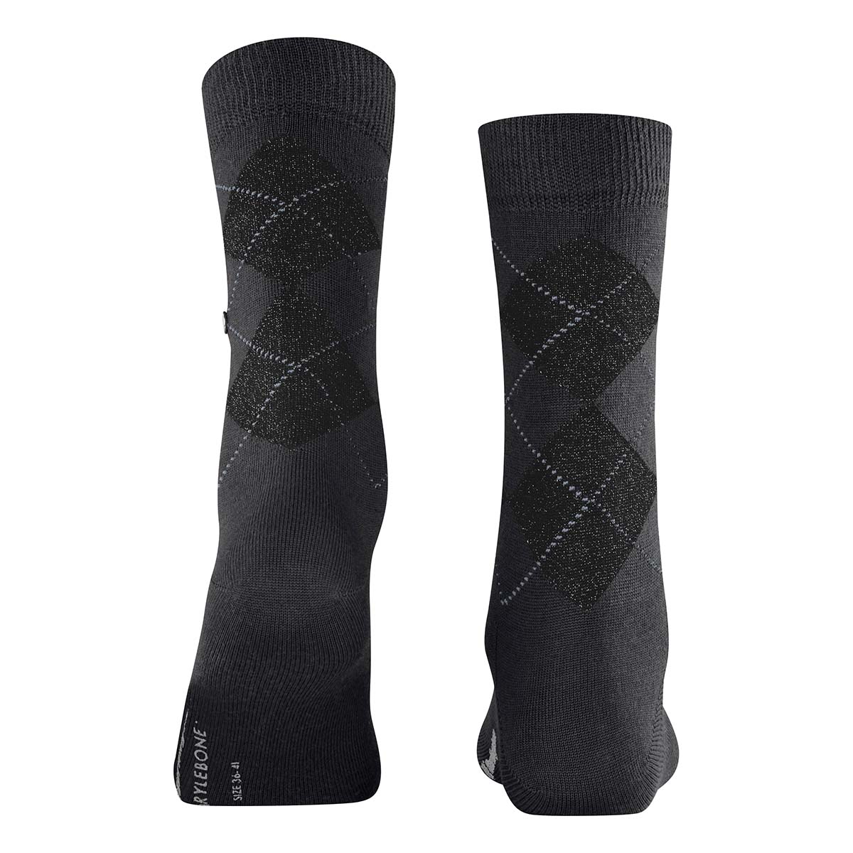 Burlington Marylebone Glitter strømper, sort - 22182 - 3004 - Black