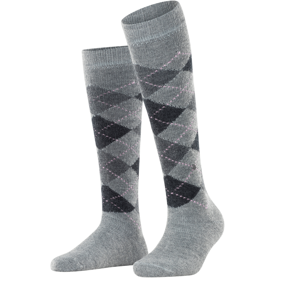 Burlington Whitby knæstrømper, grå - 22319 - 3397 - Grau