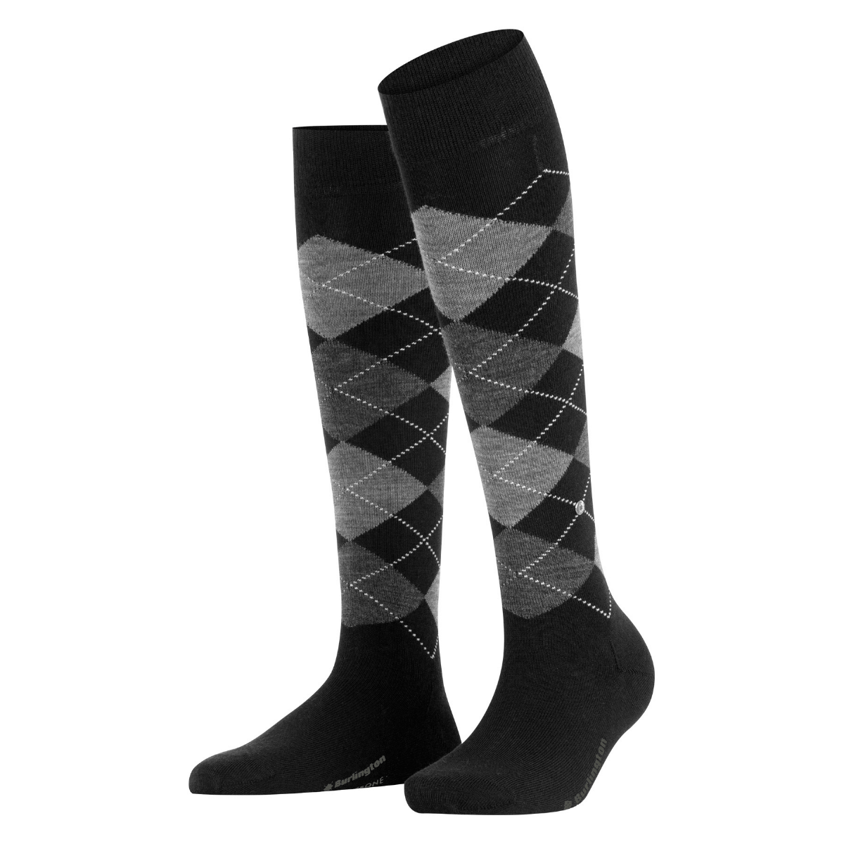 Burlington Whitby knæstrømper, sort - 22319 - 3000 - Black