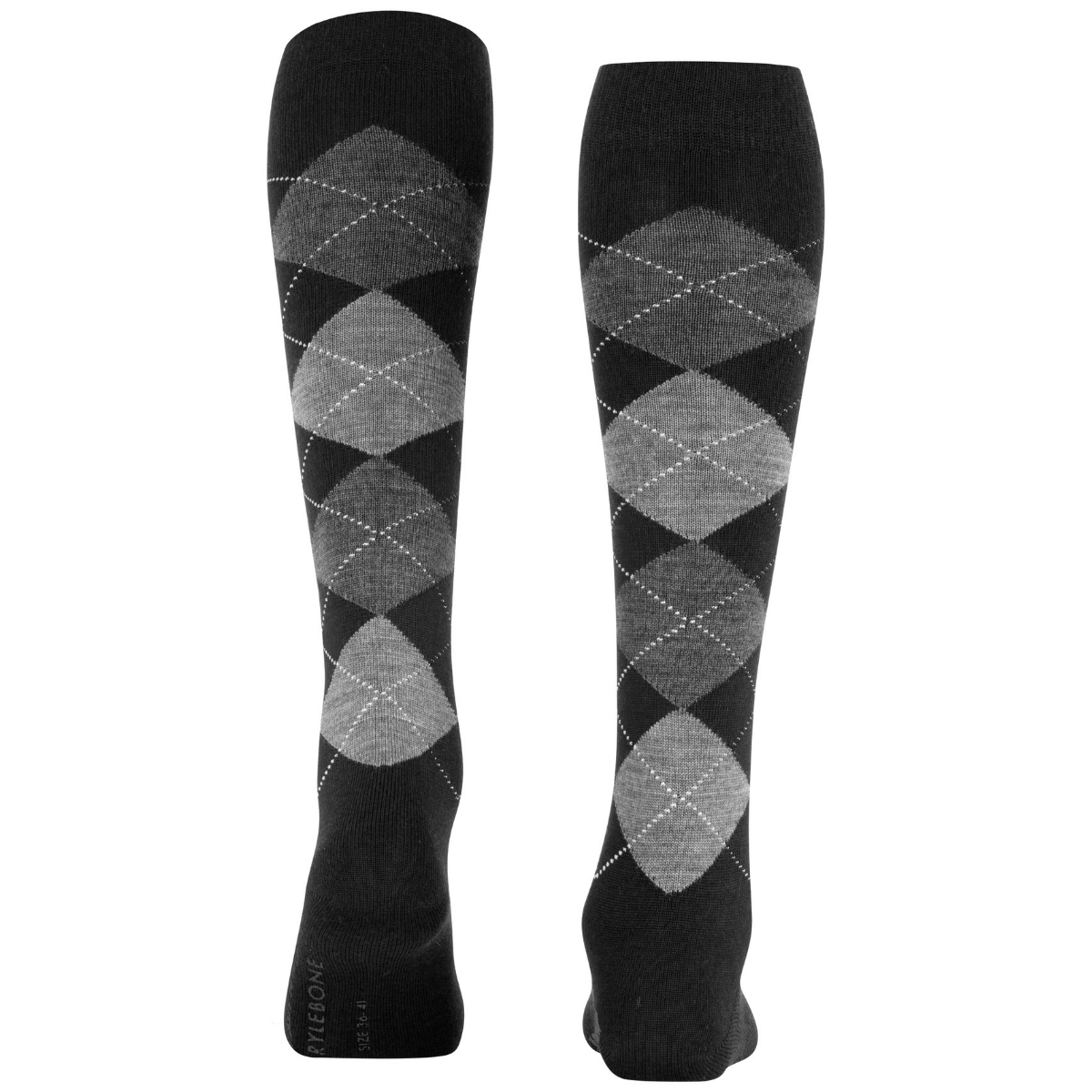 Burlington Whitby knæstrømper, sort - 22319 - 3000 - Black