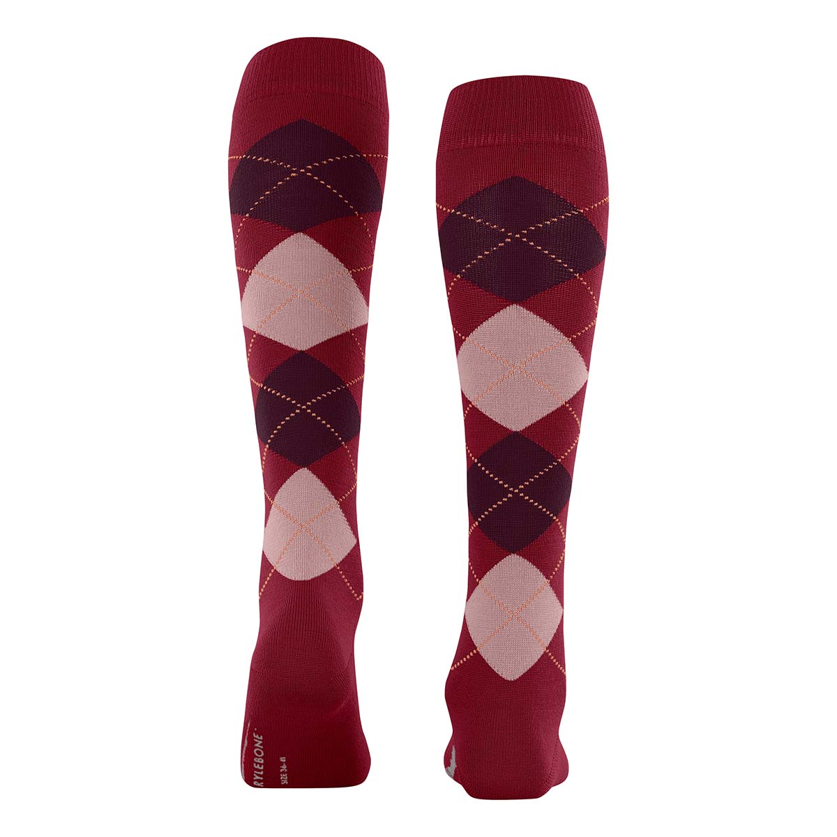 Burlington Marylebone knæstrømper, rød - 22373 - 8033 - Cranberry