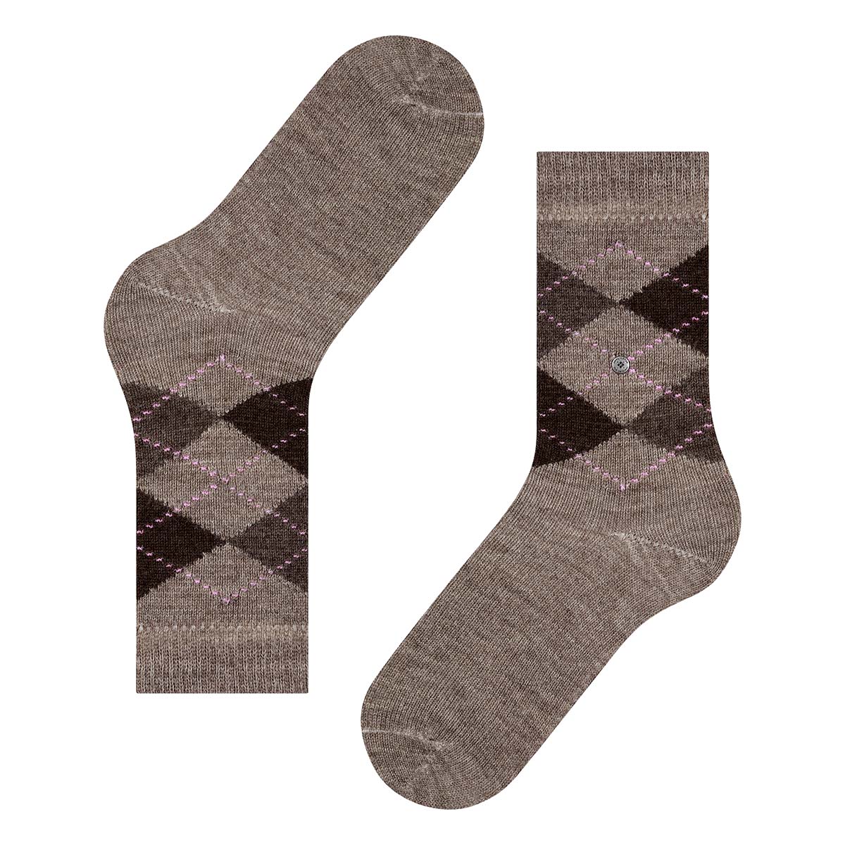 Burlington Whitby strømper, brun - 24080 - 5413 - Nutmeg Mel.