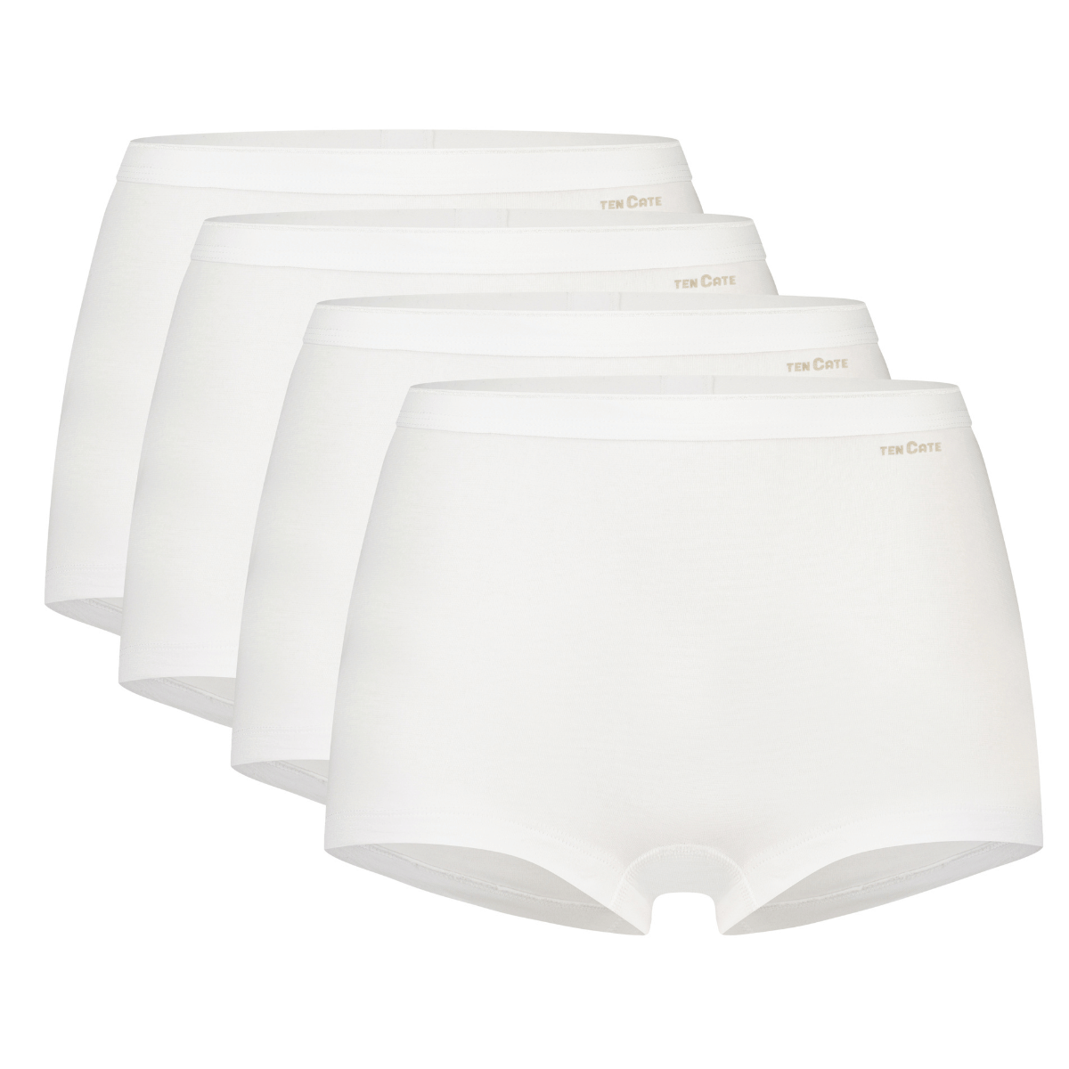 Ten Cate 4-pak shorts, hvid - 32419 - 001 - White