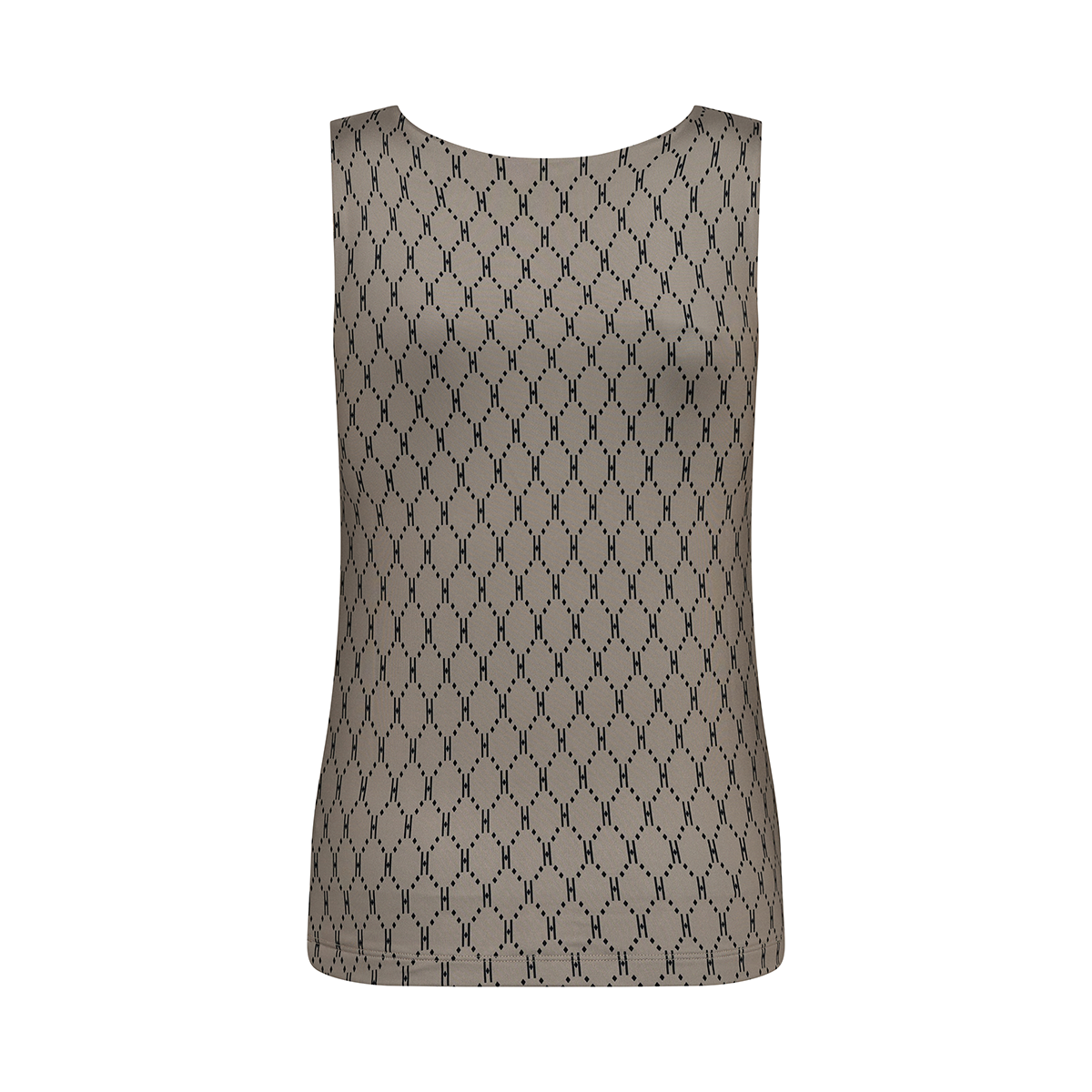 Hype The Detail Printed top, beige - 3-200-1 - 45 - Sand