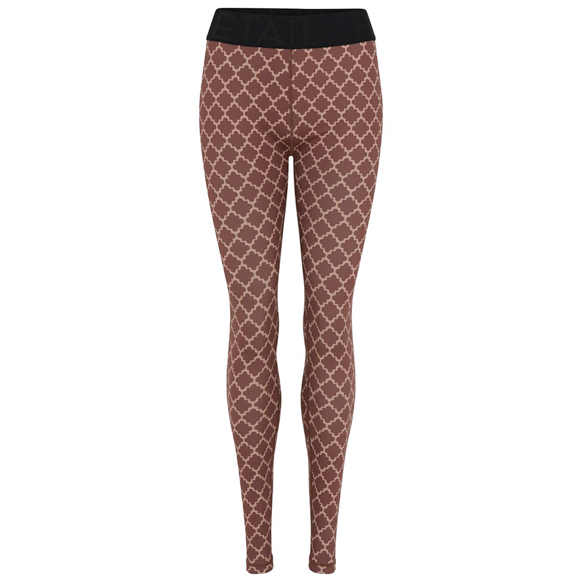 Hype The Detail Printed leggings, brun - 3-200-21 - 08 - Brown