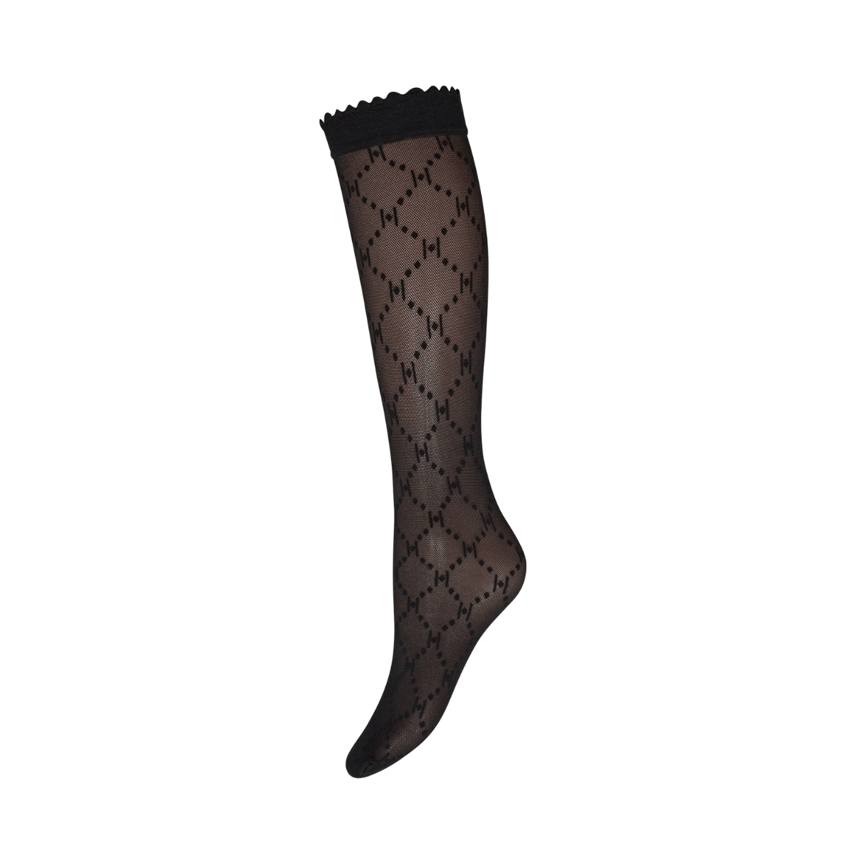 Hype The Detail knæstrømper, sort - 3-46113-0 - 1100 - Black