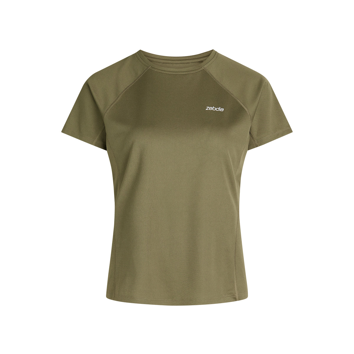 Zebdia Women Sports t-shirt, grøn - 30005 - 0521 - Army