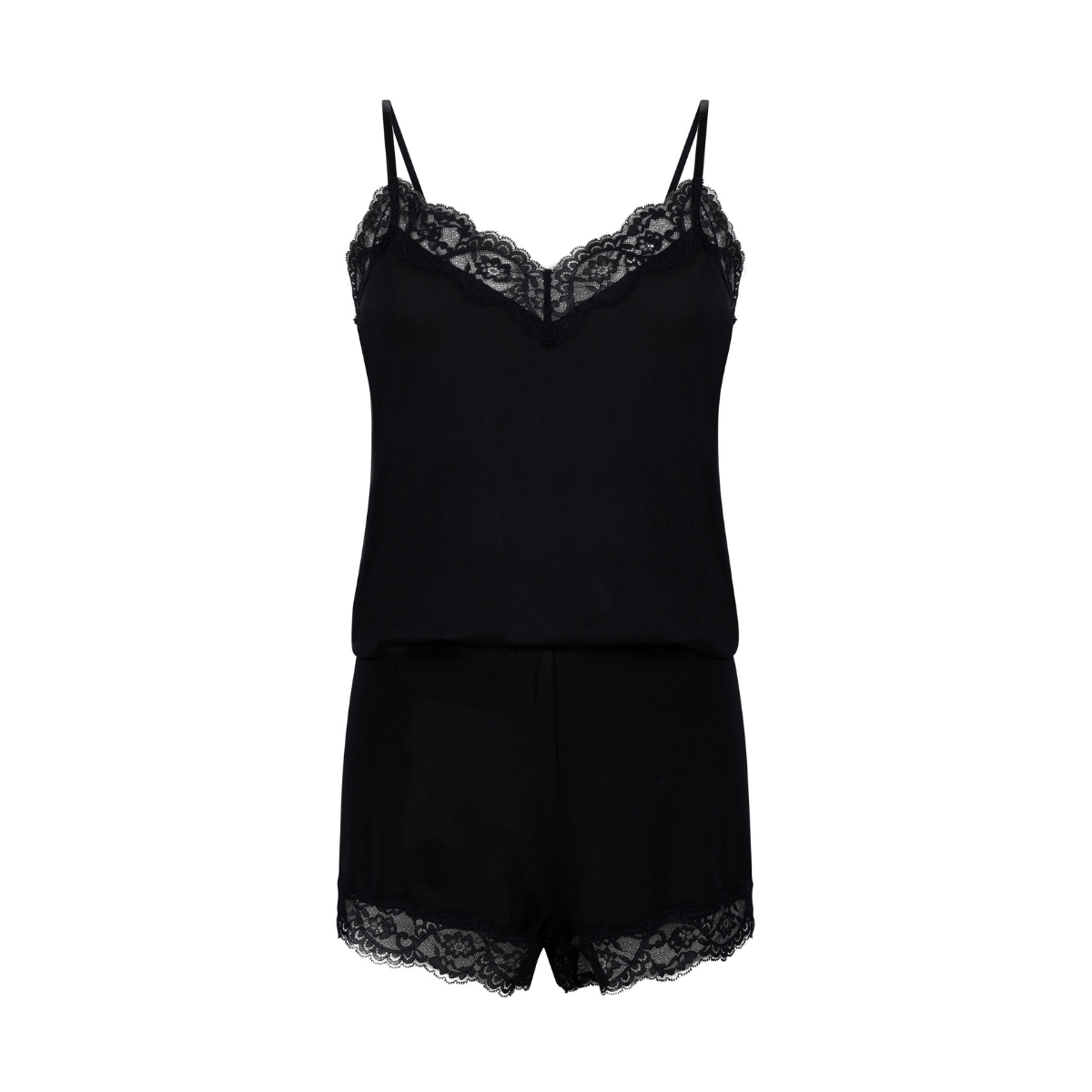 Hunkemöller pyjamas, sort - 301481 - Black - Black