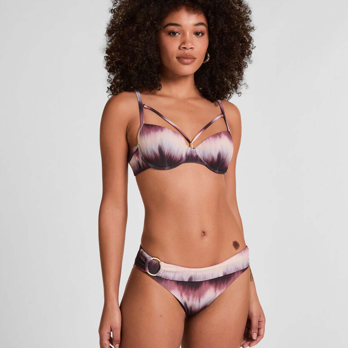 Hunkemöller Mauritius tai bikinitrusse, lilla - 304531 - FIG - Fig
