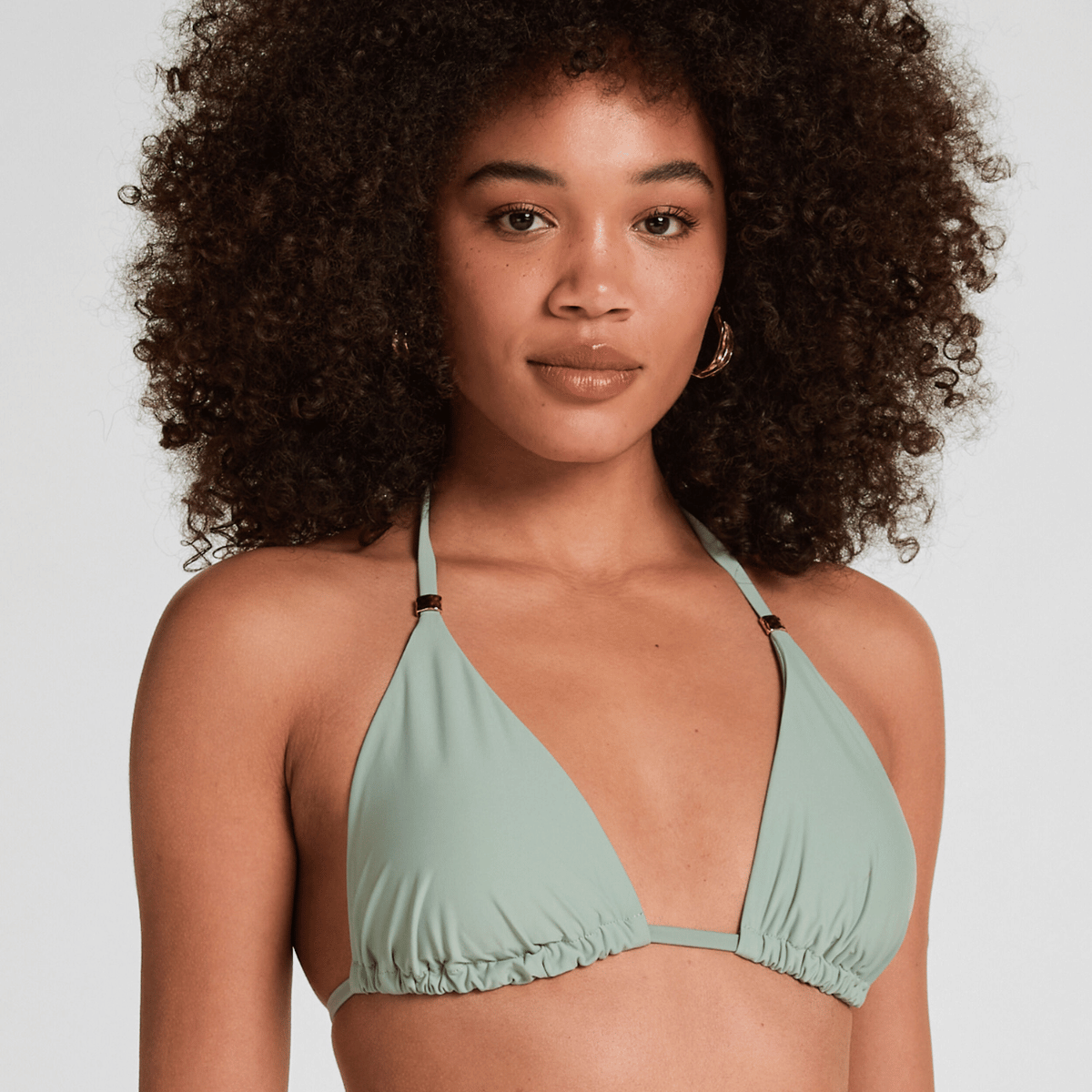 Hunkemöller Luxe bikini top uden bøjle, grøn - 305187 - ICEBERG GREEN - Iceberg Green