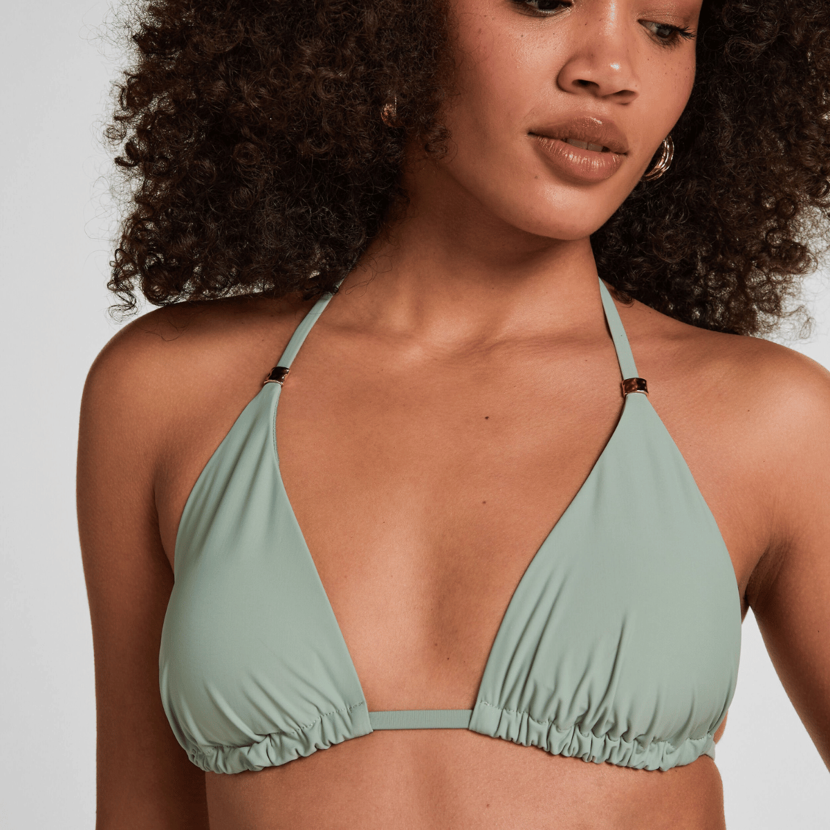 Hunkemöller Luxe bikini top uden bøjle, grøn - 305187 - ICEBERG GREEN - Iceberg Green