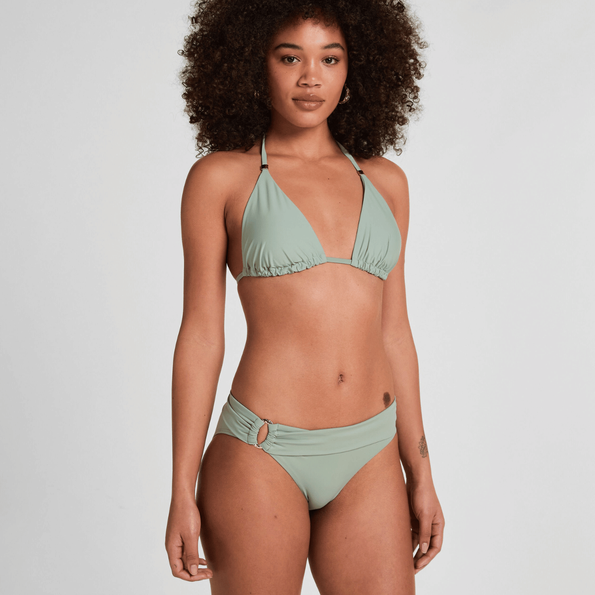 Hunkemöller Luxe bikini top uden bøjle, grøn - 305187 - ICEBERG GREEN - Iceberg Green