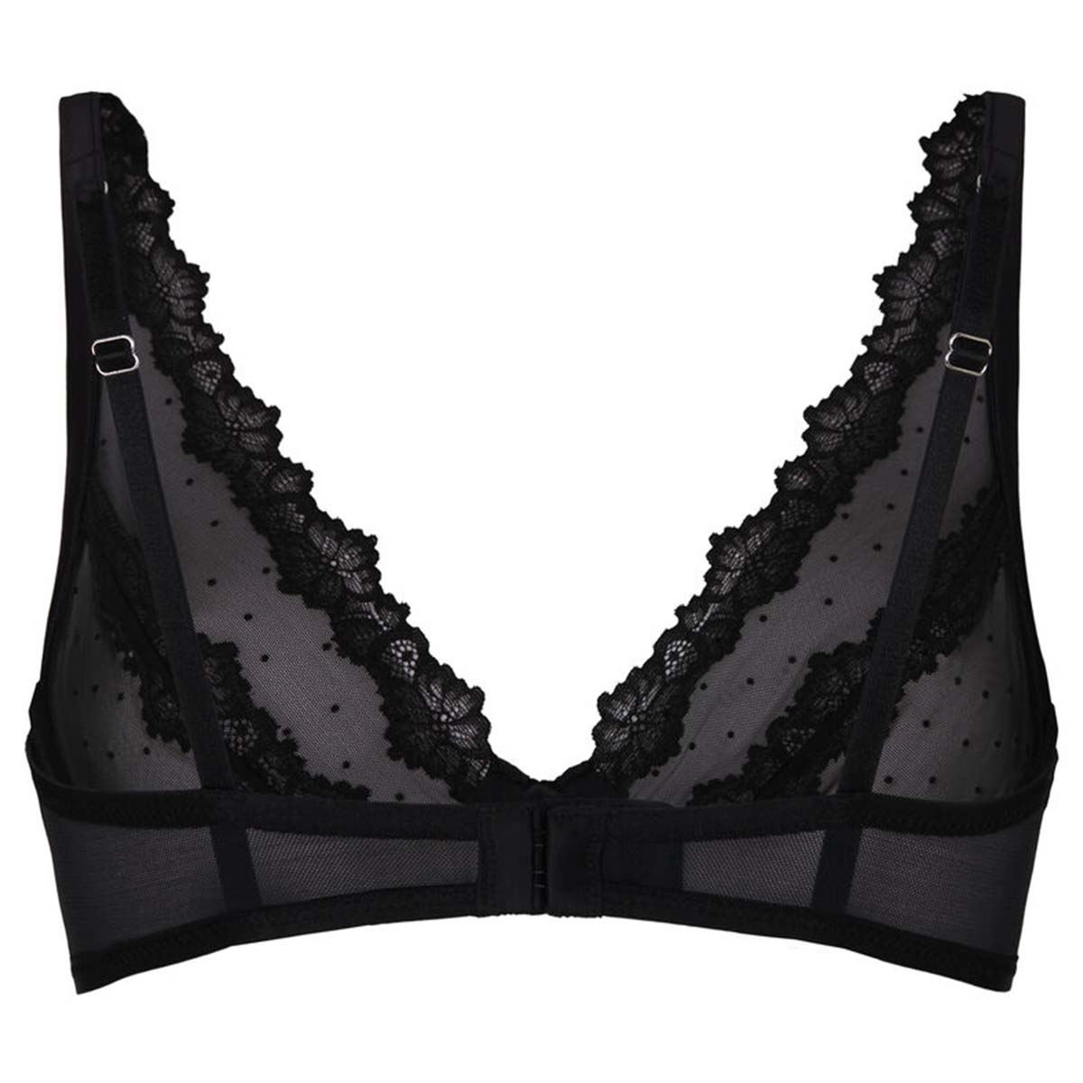 Hunkemöller Kat BH med bøjle, sort - 305603 - Caviar - Caviar
