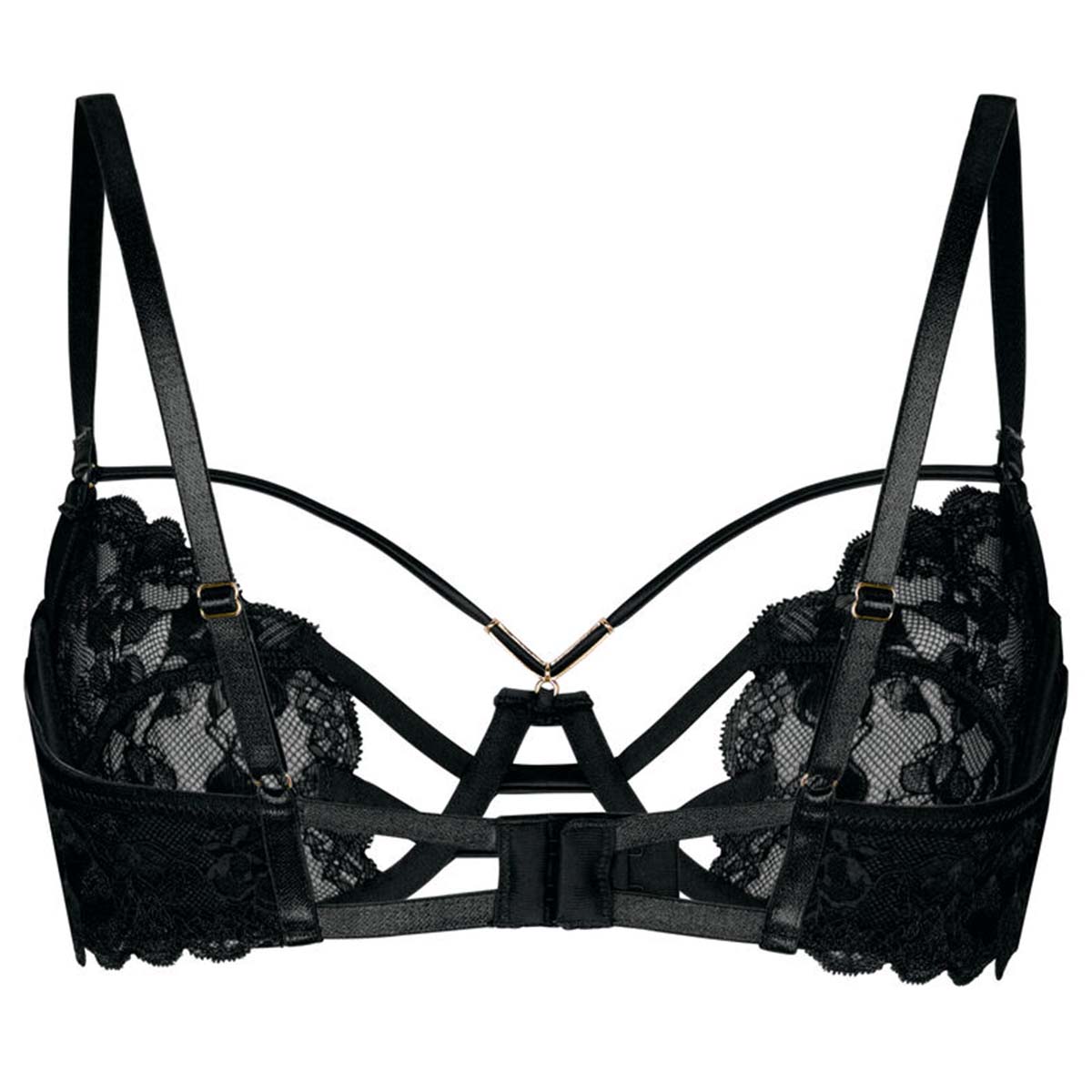 Hunkemöller Zara BH med bøjle, sort - 305744 - Caviar - Caviar