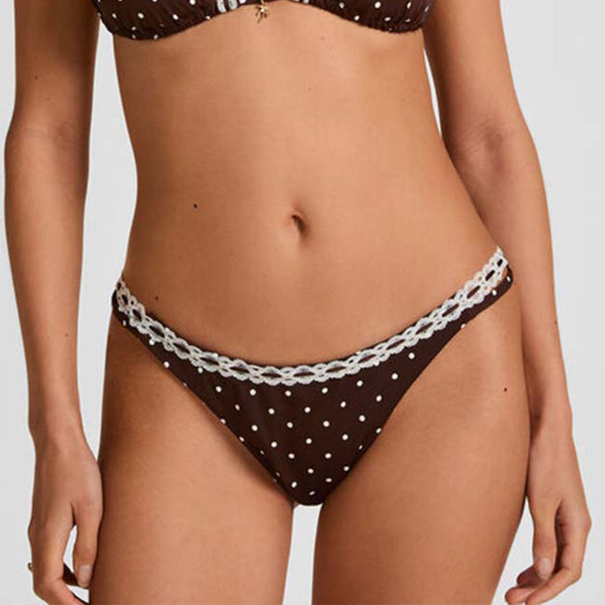 Hunkemöller Algarve tai bikinitrusse, brun - 305903 - CHICORY COFFEE - Chicory Coffee