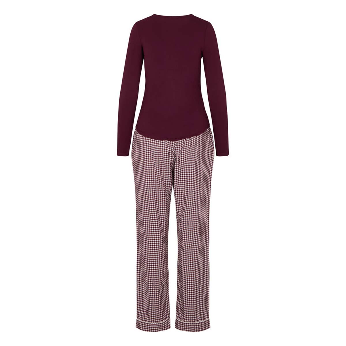 Hunkemöller pyjamas, bordeaux - 306230 - Fig - Fig