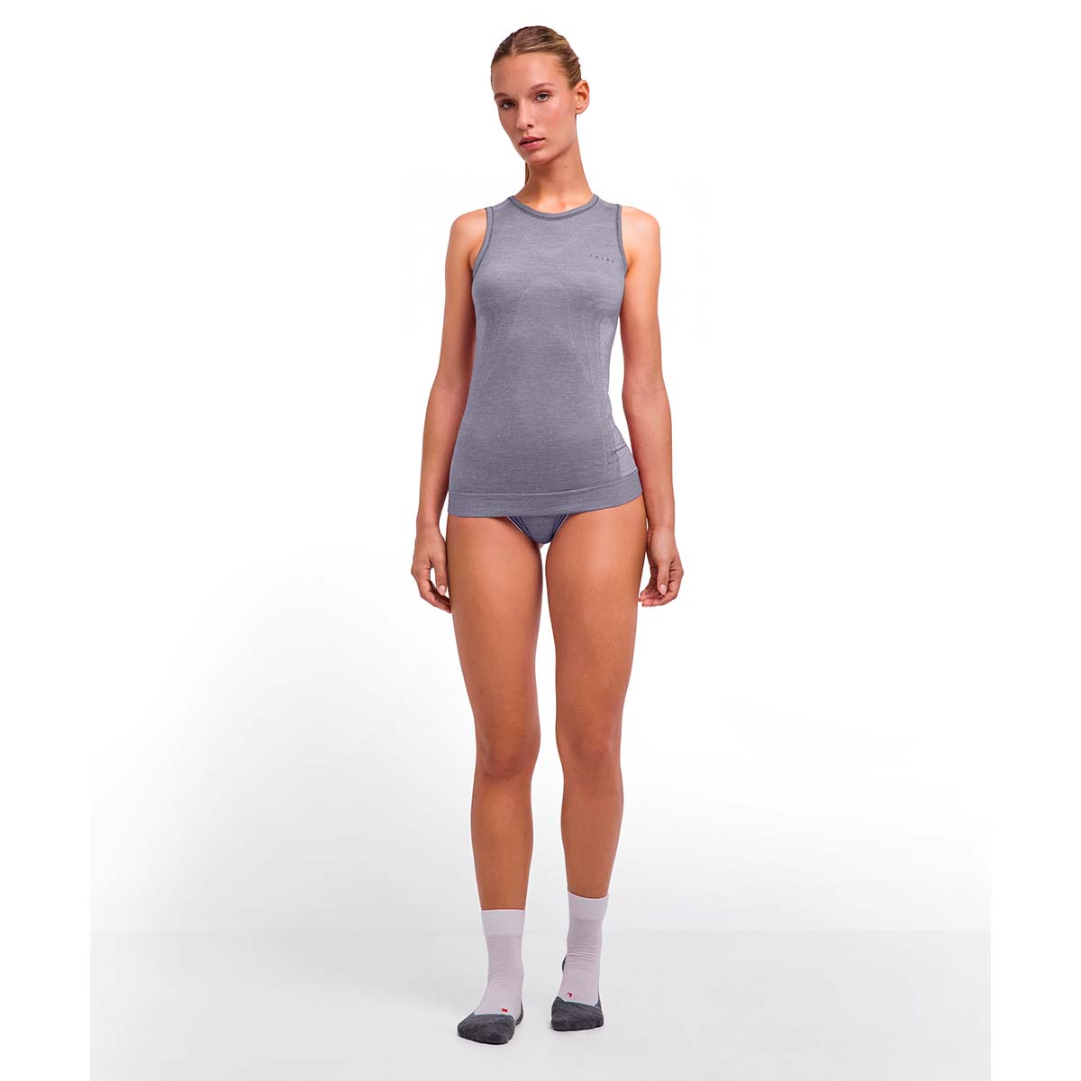 Falke Wool-Tech Light sportstop, grå - 33443 - 3757 - Grey-heather