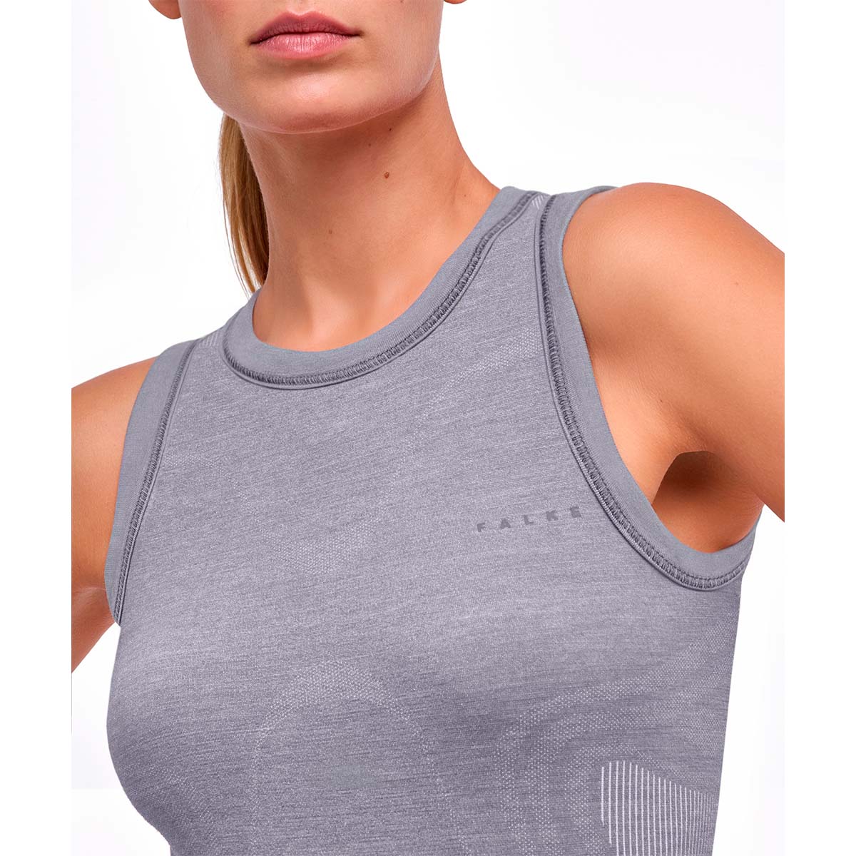 Falke Wool-Tech Light sportstop, grå - 33443 - 3757 - Grey-heather