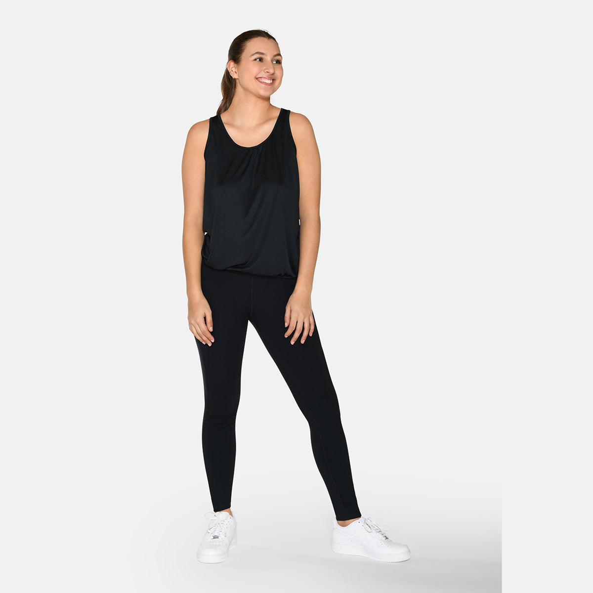 Zebdia Women Sports top, sort - 35050 - 9001 - Black