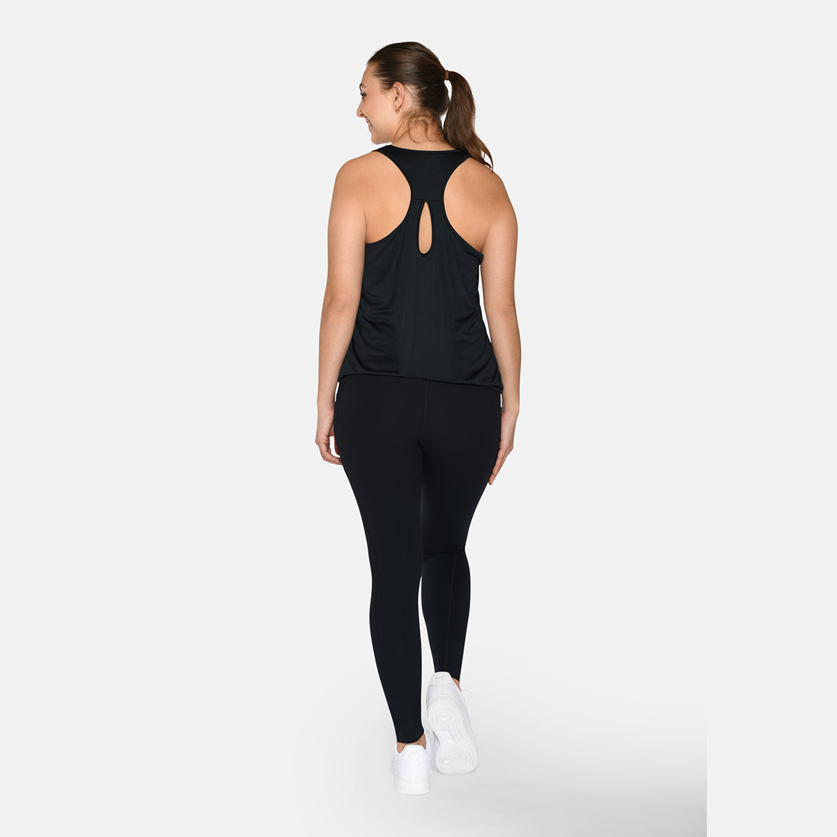 Zebdia Women Sports top, sort - 35050 - 9001 - Black