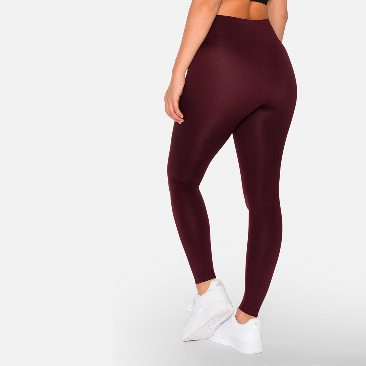 Zebdia Women Seamless leggings, rød - 35105 - 5002 - Wine Tasting