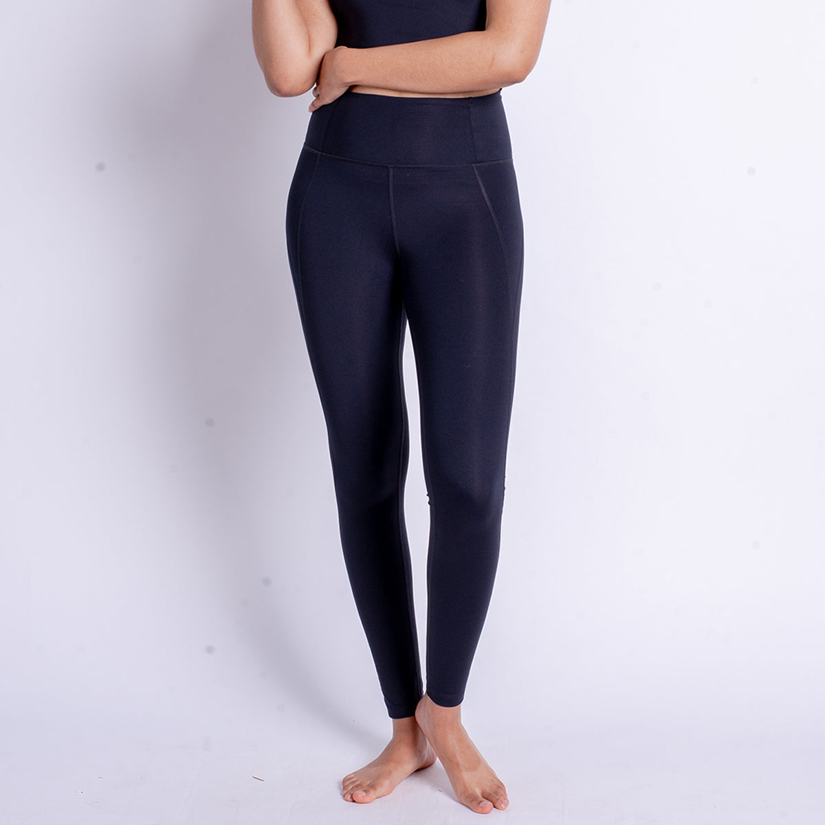 Girlfriend Collective Compressive high rise leggings, sort - 4007 - - Black
